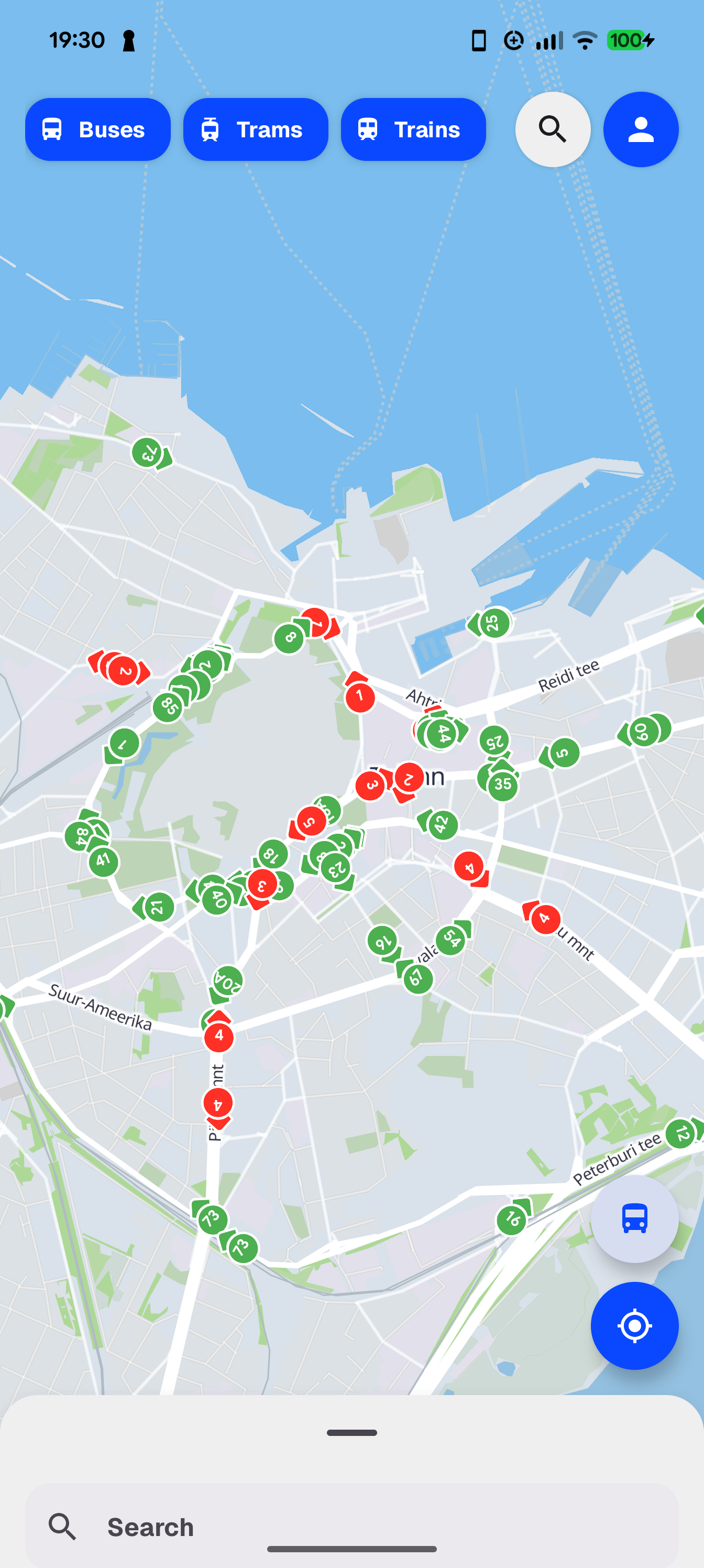 Live map